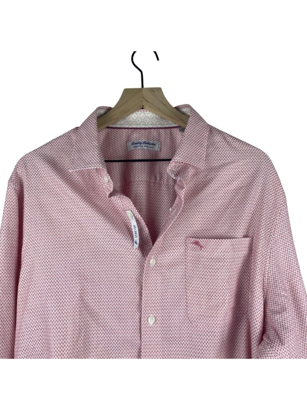Tommy Bahama Sarasota Stretch Button-Up Shirt Mens Large red NWT BREATHABLE - Picture 2 of 10